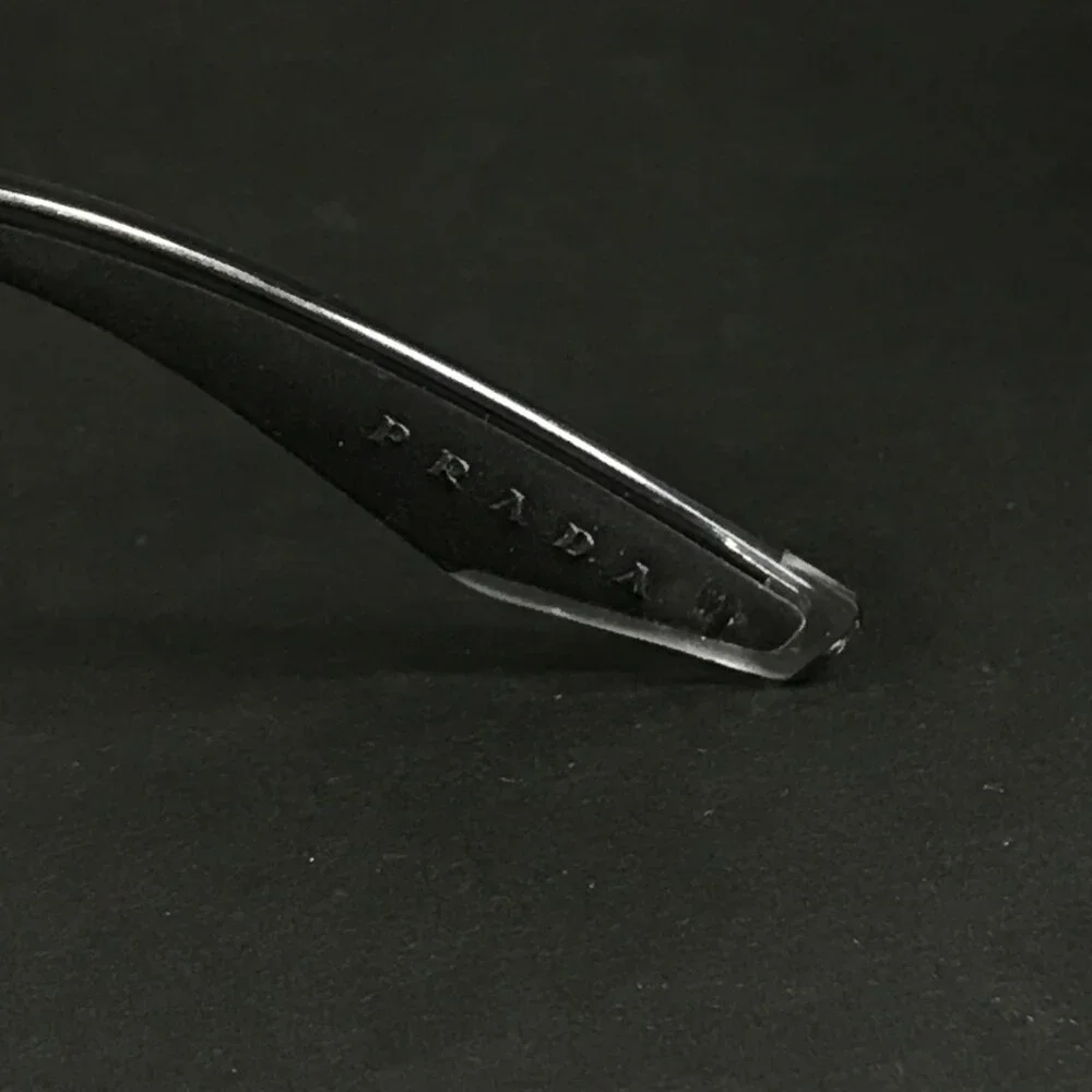 Prada Linea Rossa Eyeglasses Frames VPS05P 2AZ-1O1 Crystal Black 55-19-145